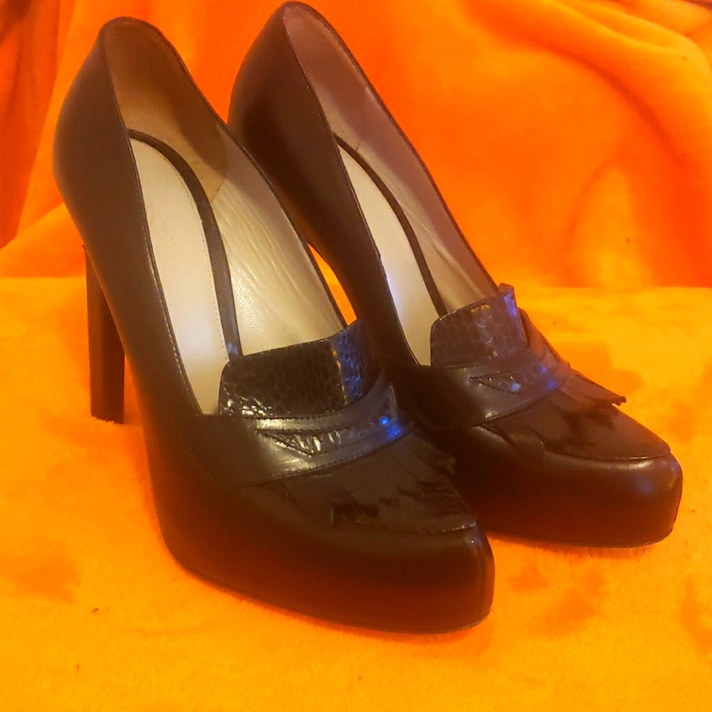 Jason Wu heeled platform loafers